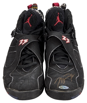 1993 Michael Jordan Game Used and Signed Sneakers (UDA)